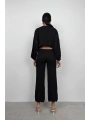 Morliva Oversize Triko Bluz Pantolon Takım