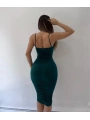 Morliva sandy kumaş full likra kalem elbise 2154