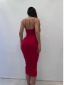 Morliva sandy kumaş full likra kalem elbise 2154