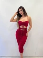 Morliva sandy kumaş full likra kalem elbise 2154
