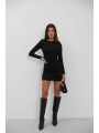 Morliva Sırt Dekolteli Mini Elbise