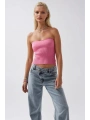 Morliva Straplez Dokulu Crop