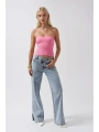 Morliva Straplez Dokulu Crop
