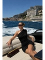 Morliva Tek Omuz Büzgülü Mini Elbise