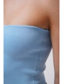 Morliva Tek Omuz Crop Bluz