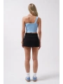 Morliva Tek Omuz Crop Bluz