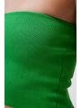 Morliva Tek Omuz Crop Bluz