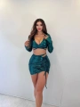 Morliva thal lumaş parlak 2 li takım mini