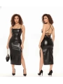 Morliva Uzun Deri Sırt Dekolteli Elbise
