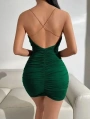 Morliva Zincirli Mini Elbise