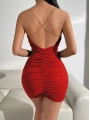 Morliva Zincirli Mini Elbise