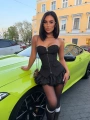 PAMELA ÇİZGİLİ BALON ŞORT ETEKLİ TAKIM SİYAH