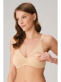 Pamuklu Balensiz Lohusa Önden Açılan Ten Emzirme Sütyeni