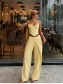 SALGU BÜSTİYER & PANTOLON TAKIM SARI