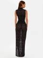 SEDONA CORSET & DANTEL ELBİSE + G-STRİNG SİYAH