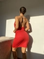 Simli Askılı Fantezi Elbise
