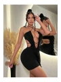 Siyah Fantezi Elbise 5086