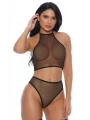 Siyah Transparan Fantazi Takım TM1123