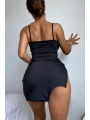 Taşlı Mini Elbise