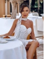 VENİCE ŞİFON ELBİSE PUANTİYE