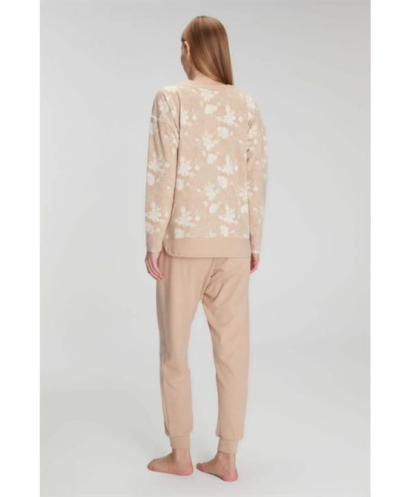 Anıl Jakarlı Uzun Kol V Yaka Pijama Takımı