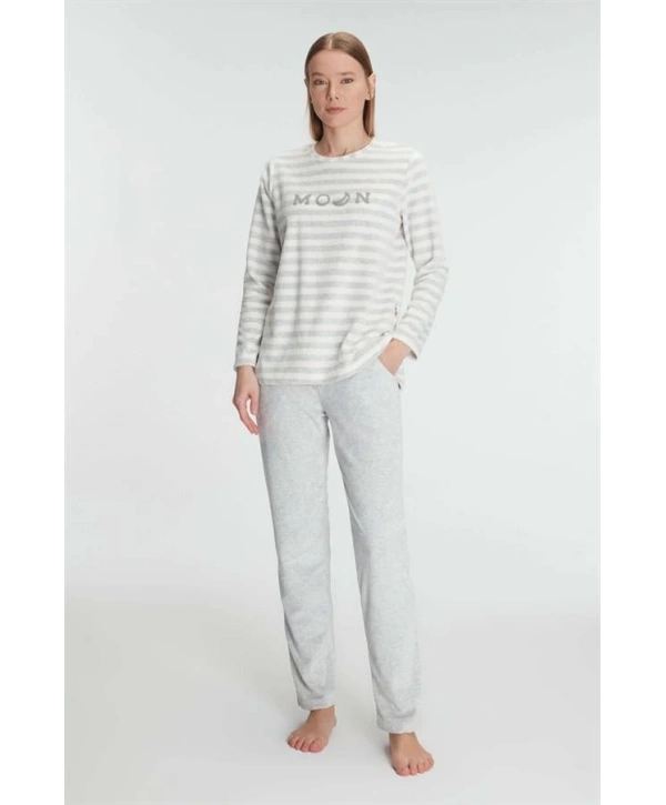 Anıl Pamuklu Uzun Kollu Pijama Takımı