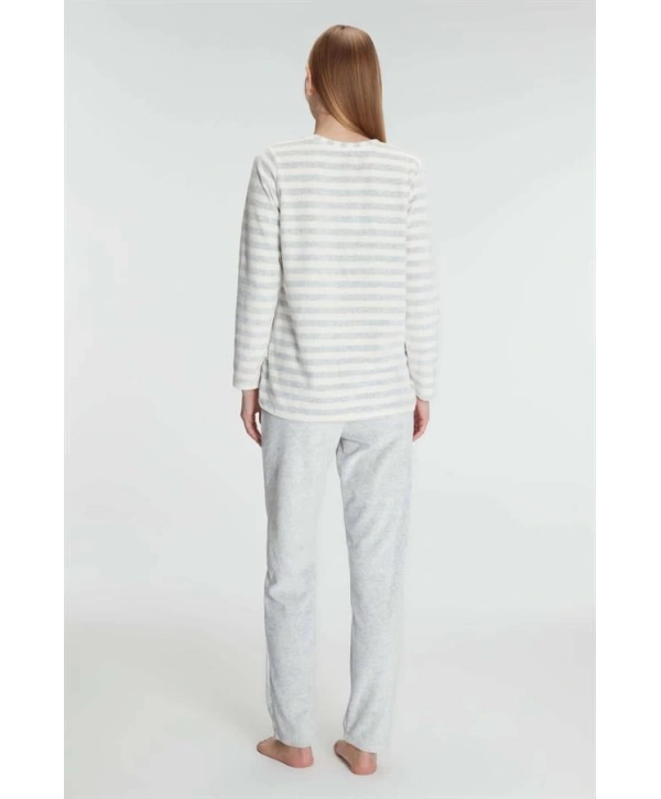 Anıl Pamuklu Uzun Kollu Pijama Takımı
