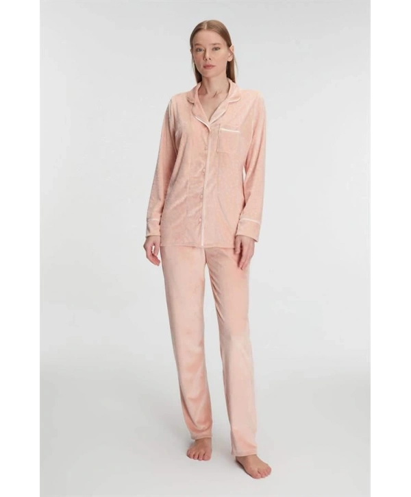 Anıl Uzun Kol Gömlek ve Pantolon Takım Pijama Takımı