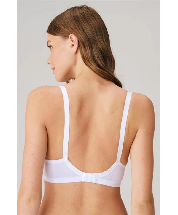 Morliva Balenli Desteksiz Dolgusuz Toparlayıcı Günlük Klasik Dantelli Küçültücü Sütyen