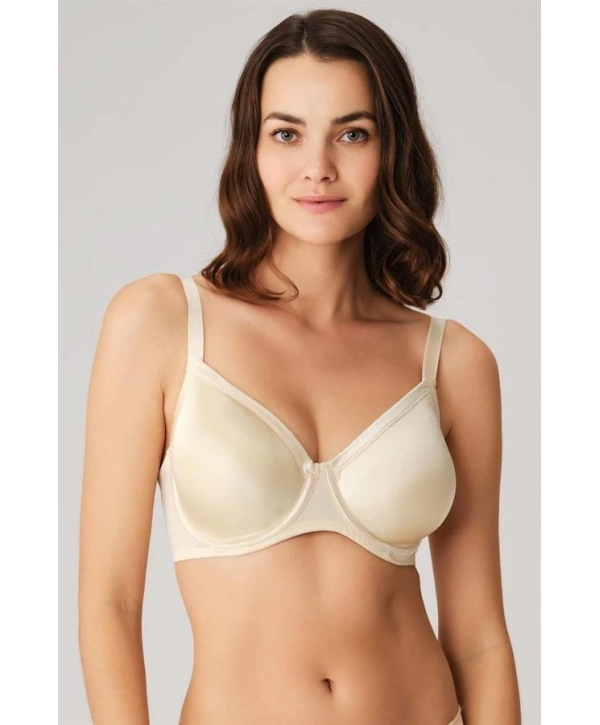 Morliva  Balenli Desteksiz Dolgusuz Toparlayıcı Günlük Klasik Küçültücü Sütyen