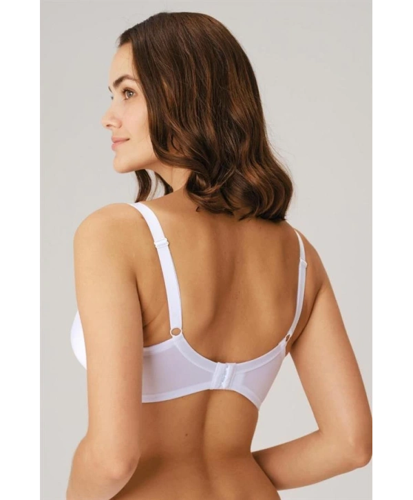 Morliva Balenli Desteksiz Dolgusuz Toparlayıcı Günlük Klasik Küçültücü Sütyen