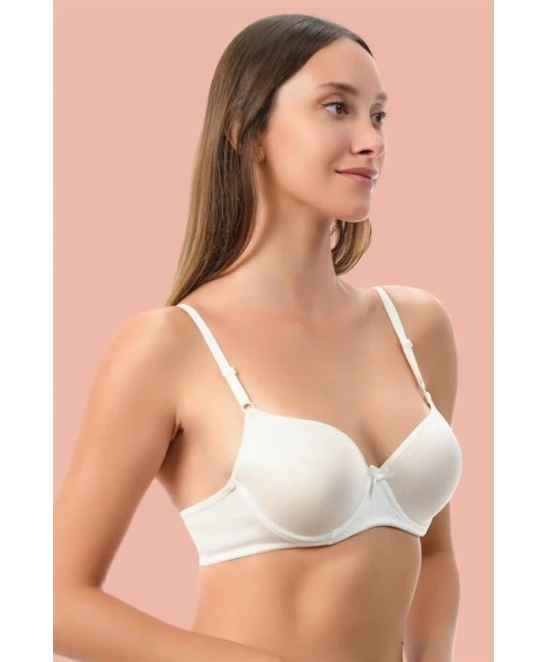 Morliva Beyaz Dolgusuz Mikro Tek Sütyen