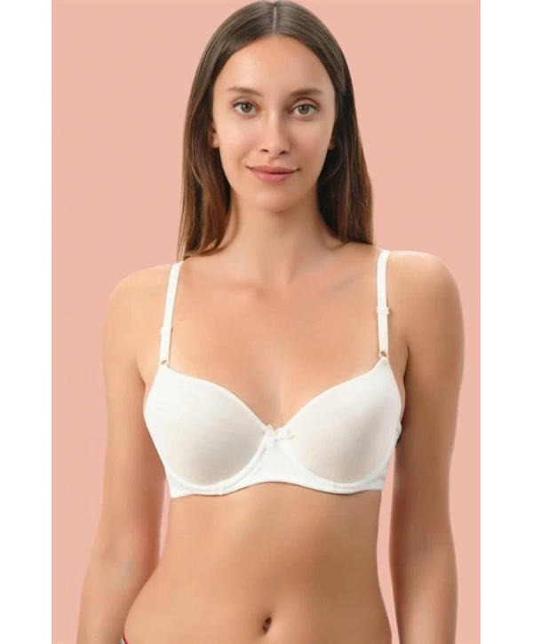 Morliva Beyaz Dolgusuz Mikro Tek Sütyen