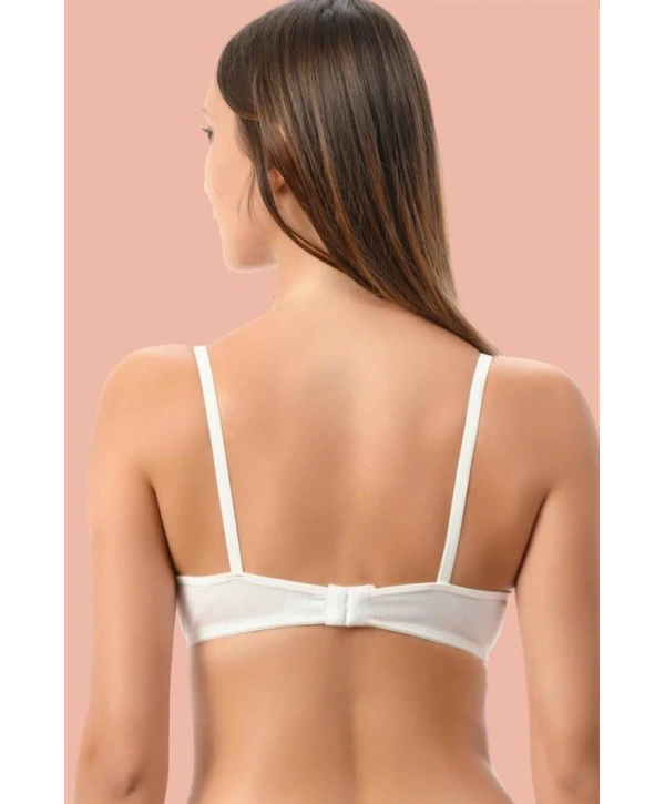 Morliva Beyaz Dolgusuz Mikro Tek Sütyen