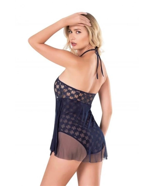 Morliva   Lacivert Bodysuit Gecelik