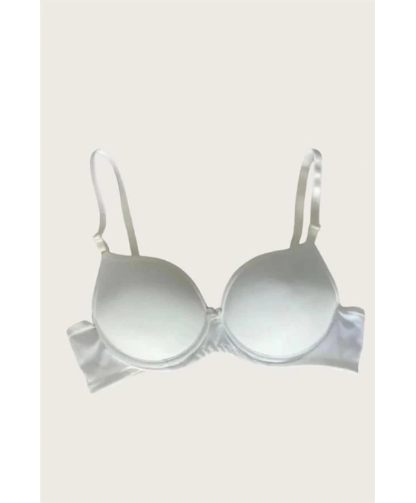 Morliva  Mikro Kumaş İçi Boş Balenli Günlük Tek Desteksiz Sütyen