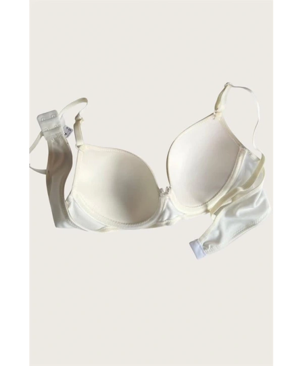 Morliva  Mikro Kumaş İçi Boş Balenli Günlük Tek Desteksiz Sütyen