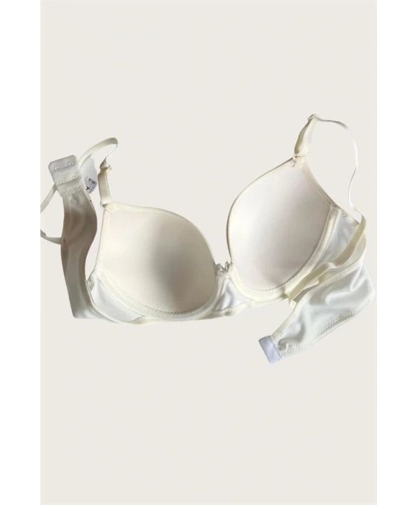 Morliva  Mikro Kumaş İçi Boş Balenli Günlük Tek Desteksiz Sütyen