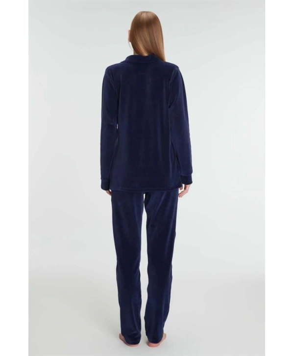 Morliva  Pamuklu Fermuarlı Sweatshirt Pantolon Pijama Takımı