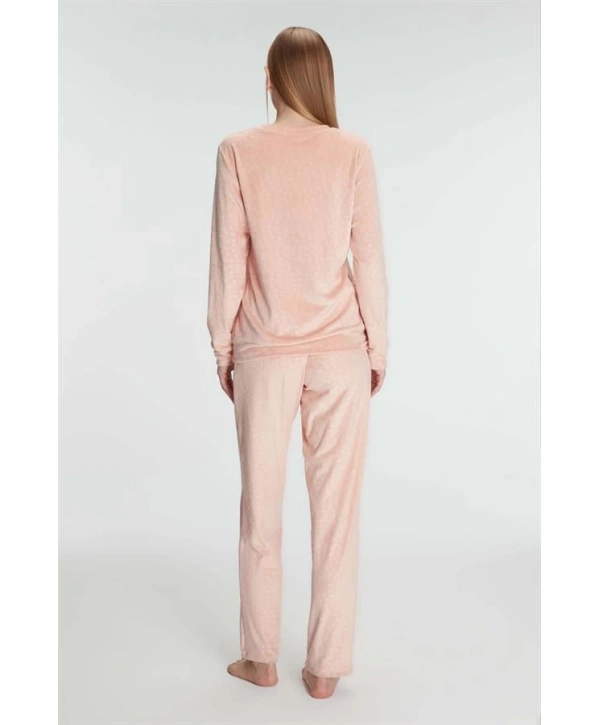 Morliva   Uzun Kol Sweatshirt ve Pantolon Takım Pijama Takımı