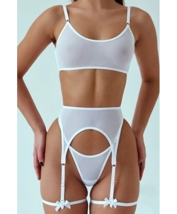 Beyaz Jartiyer Takım