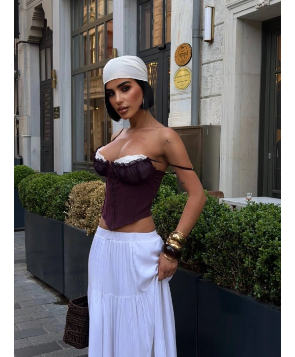 Göğüs Detaylı Korse 1826