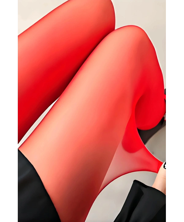 Kırmızı Külotlu Çorap 20 Den