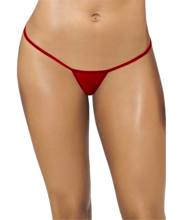 Kırmızı Tül Tanga TM1115