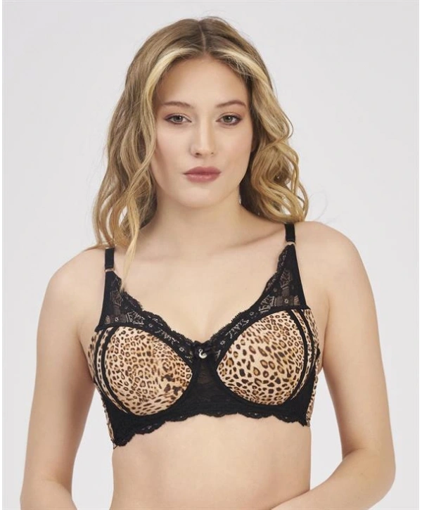 MOONLIGHT 2209 BALENLİ DESTEKSİZ LEOPAR SÜTYEN