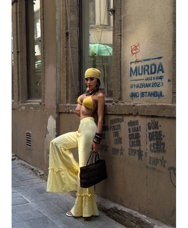 Morliva Barcelona Fırfır Spain Pantolon 1098