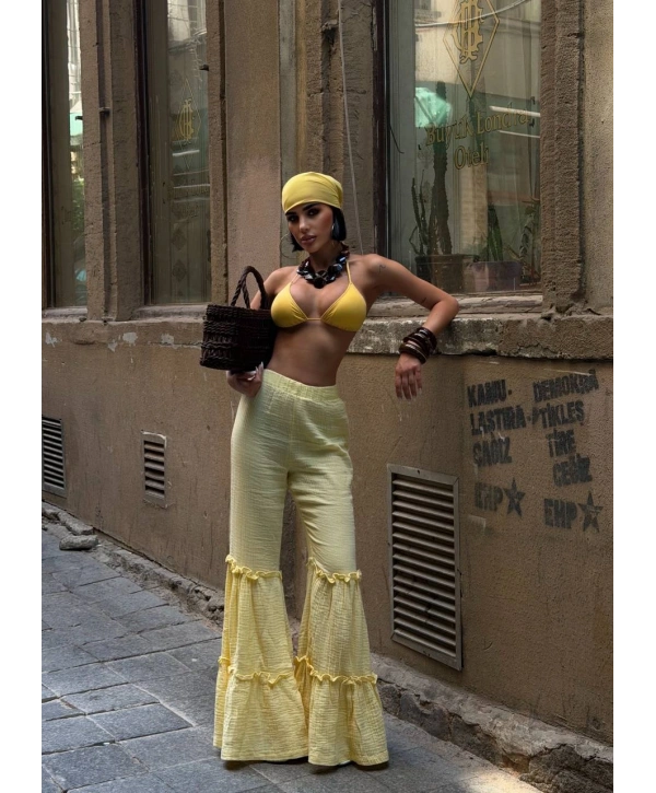 Morliva Barcelona Fırfır Spain Pantolon 1098