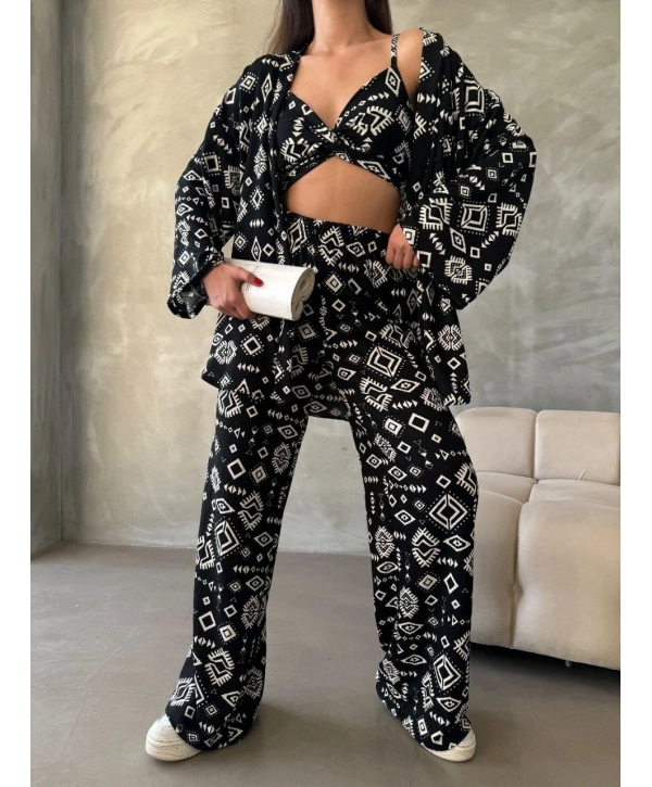 Morliva Bürümcük Kumaş 3 Lü Takım