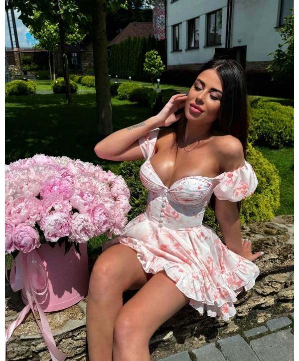 Morliva Dubai kumaş elbise 1563