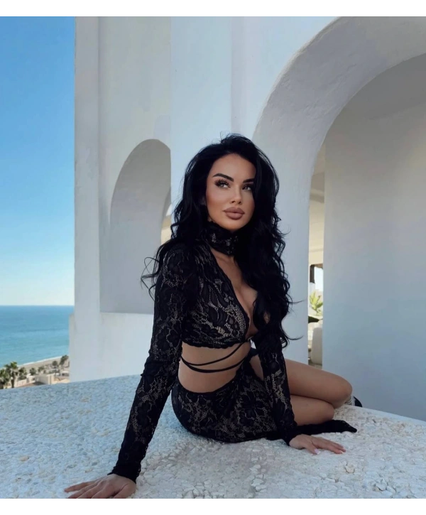 Morliva Düğmeli Seyyar Yakalı Astarlı Yırtmaçlı Maxi Boy Elbise